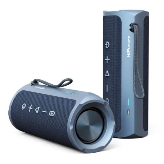 Hi Future - Ripple - 30W Waterproof Bluetooth Speaker - Blue